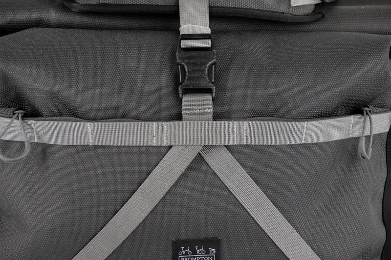 Brompton Borough Roll Top Bag Large in Dark Grey-6